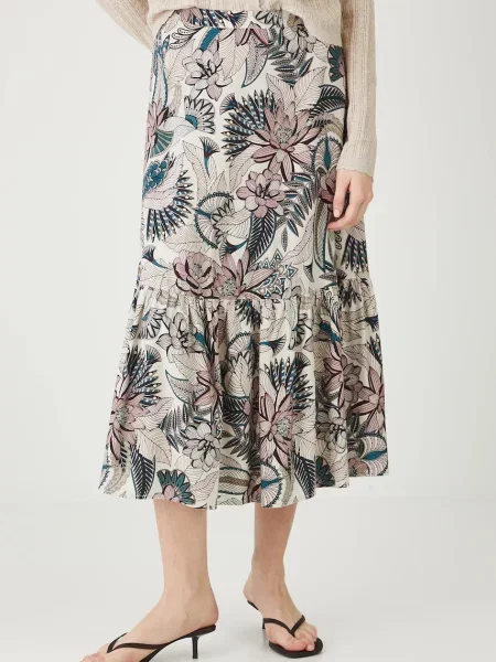 Medicine fustă maxi evazați