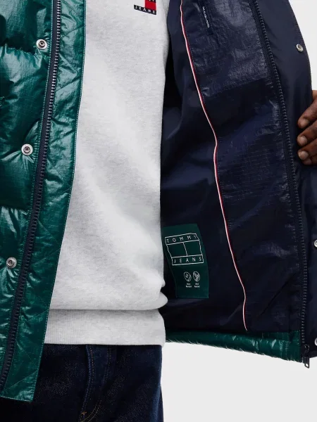 Джинсова куртка Tommy Jeans зелена