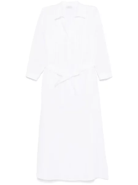 Rochie midi Peserico până la genunchi de costum alb
