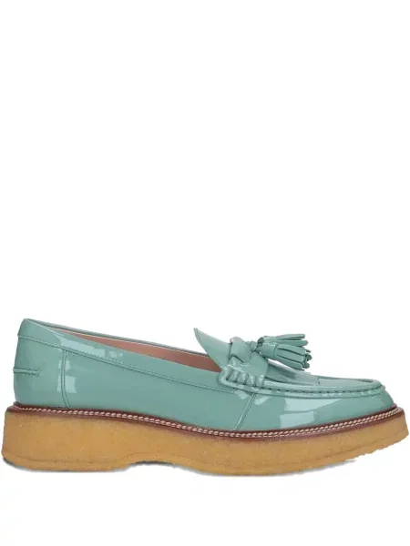Pantofi loafer Tod's din piele verde