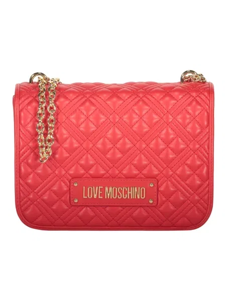 Torebka Love Moschino biznesowa czerwona