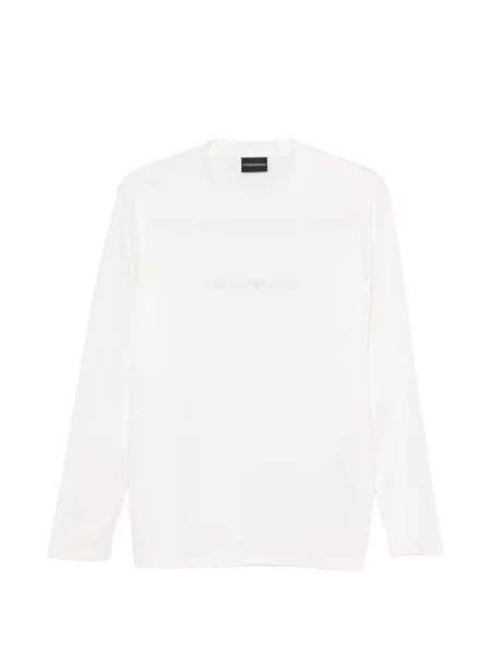 Tricou Emporio Armani lung alb