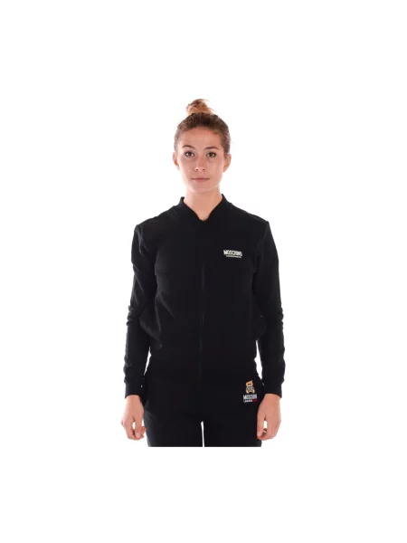 Bluza z kapturem Moschino z kapturem czarna