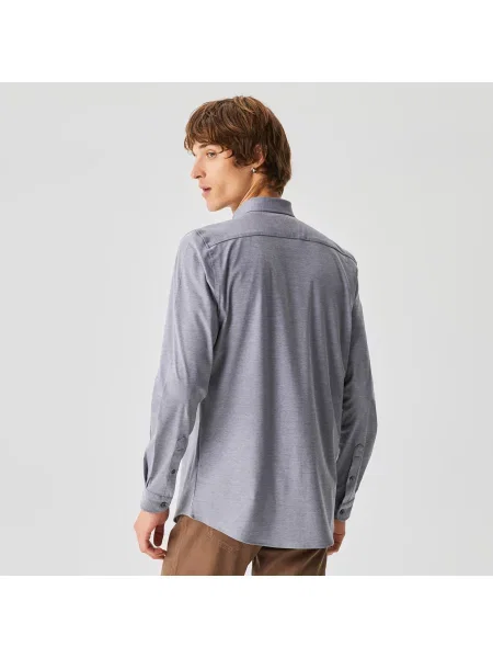Lacoste Koszula Lacoste szara