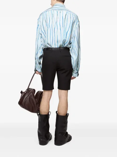 Pantaloni scurți Acne Studios negru