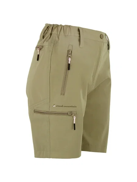 Pantaloni Peak Mountain scurte bej