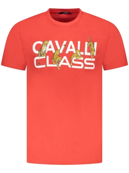 Tricou Cavalli Class scurt alb