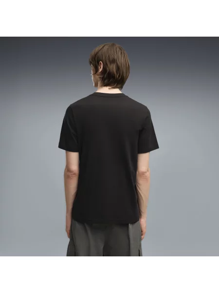 PUMA MÄ™ska koszulka Essentials z dwukolorowym logo No. 1 OdzieÅ¼ S czarny