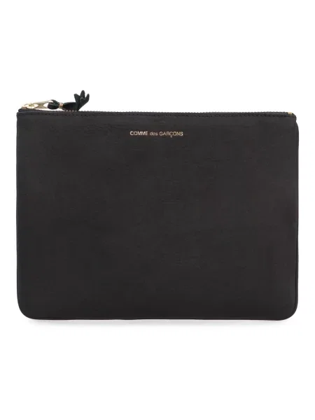 Portfel Comme Des Garcons skórzany czarny