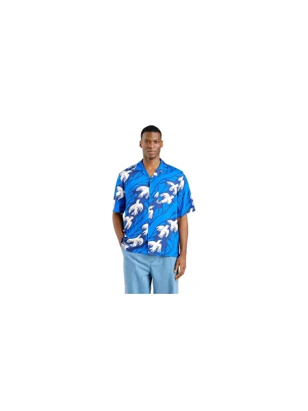 Dedicated Shirt Marstrand The Phoenix Blue Mężczyźni Koszula Dedicated Size: L niebieski