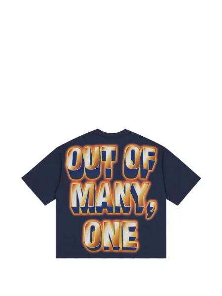 Tricou Godspeed cu imagine albastru