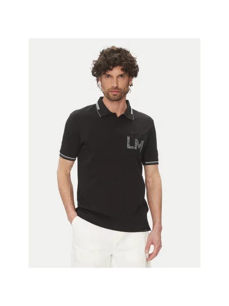 La Martina Polo Adrian Regular Fit crna