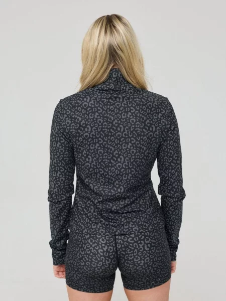 Kurtka Infinite Cropped Zipped – panterka czarna
