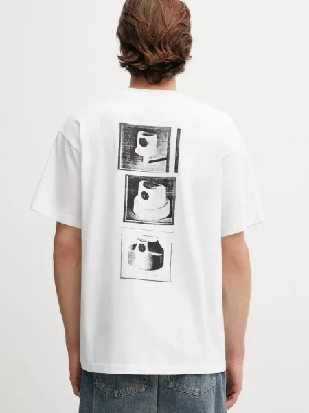 Tricou Carhartt WIP S/S Caps T-Shirt UNISEX White M alb