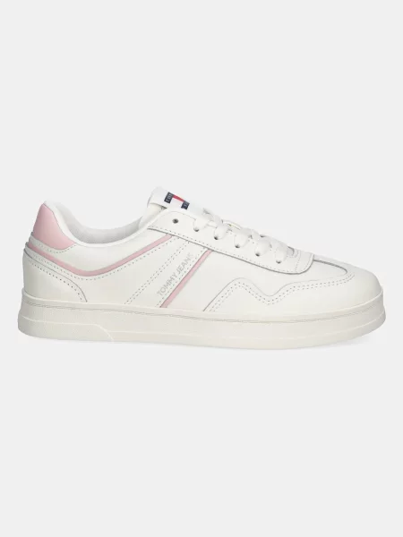 Tommy Jeans sneakersy skórzane THE GREENWICH LEATHER beżowy