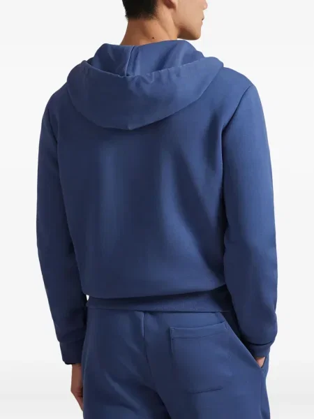 Șapcă Polo Ralph Lauren cu broderie din țesătură twill în carouri albastru