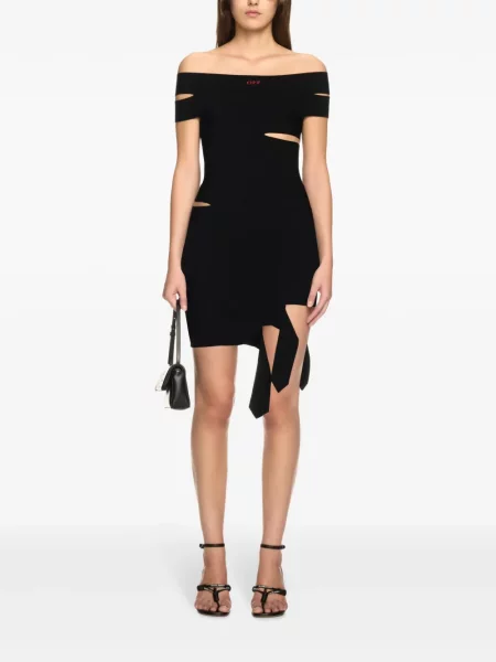 Mini rochie mini Off-white de costum mini alb