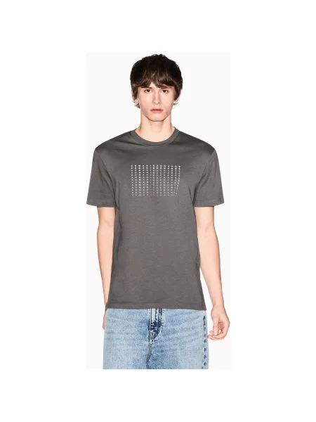 Tricou Eax gri