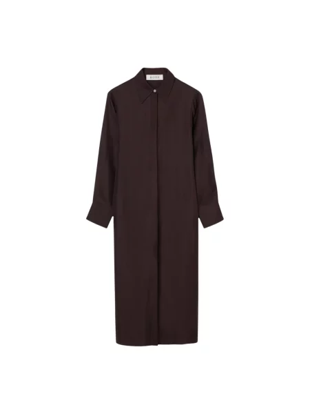 Jedwabny płaszcz Róhe garniturowy czerwony