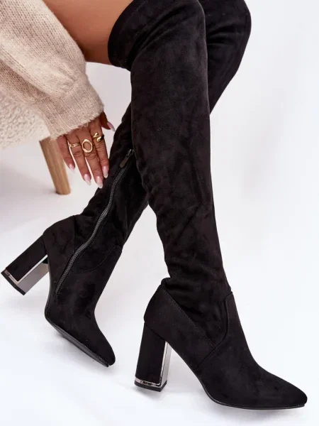 Mušketýrské kozačky Boto černé