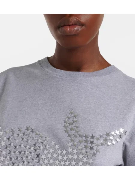 Tricou Jw Anderson din jerseu gri