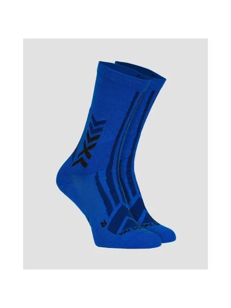 Trekové ponožky X-Sock Hike Discover Crew twyce blue/blue modrá