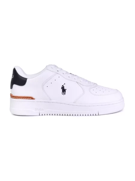 Sneakersy Polo Ralph Lauren skórzane białe