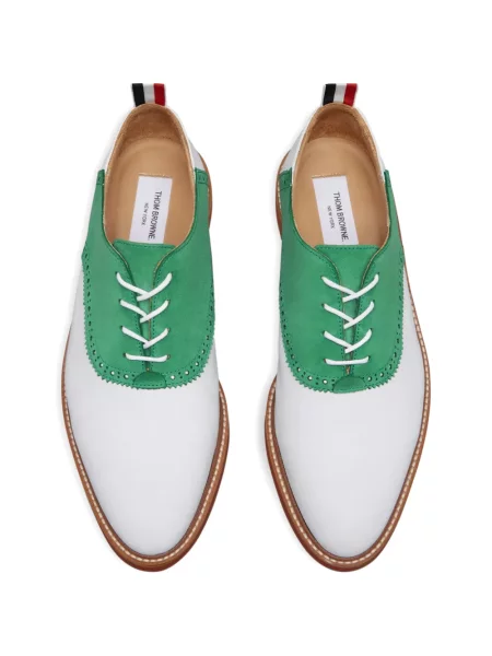 Oxford Thom Browne din țesătură twill alb