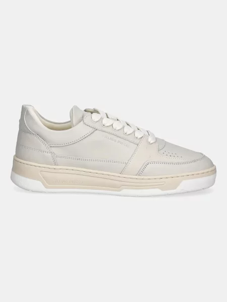 Filling Pieces sneakersy skórzane Low Vise beżowy