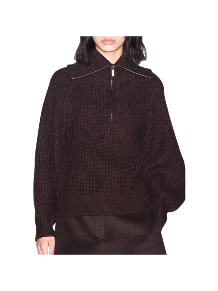 Sweter Armani Exchange brązowy