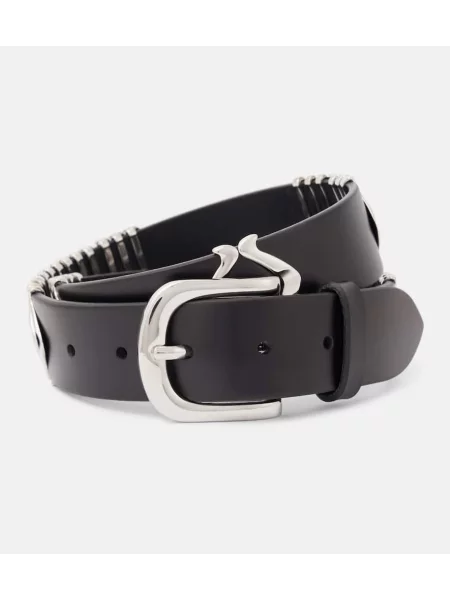Curea Isabel Marant din piele negru