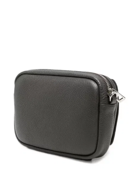 Kožna crossbody torba Loewe siva