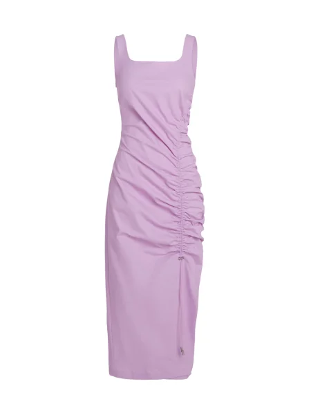 Karl Lagerfeld rochie din denim roz