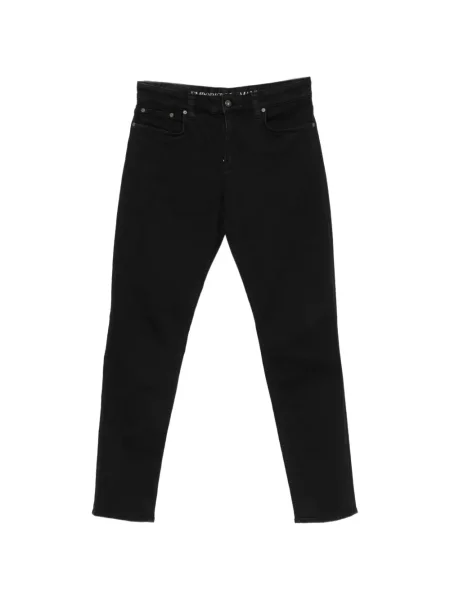Blugi Emporio Armani cu autograf negru