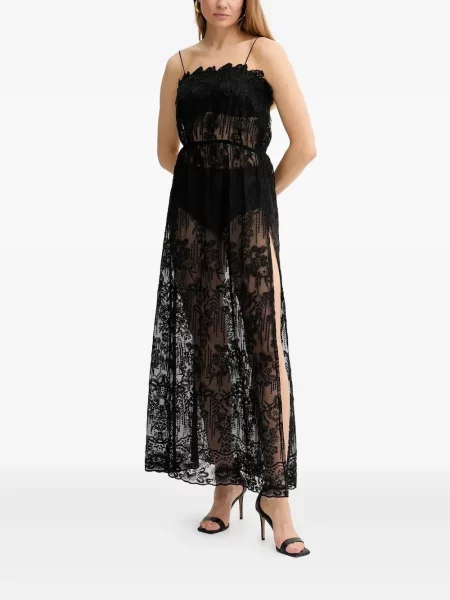 Rochie Ermanno Scervino din dantelă de costum negru