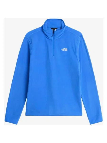 Polar damski The North Face Glacier Fleece Quarter Zip elektryczny S niebieski