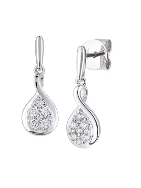 DIAMANT LETERNEL Náušnice strieborná