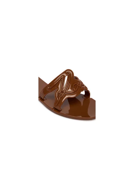 Šlepetės KARL LAGERFELD Jelly ruda