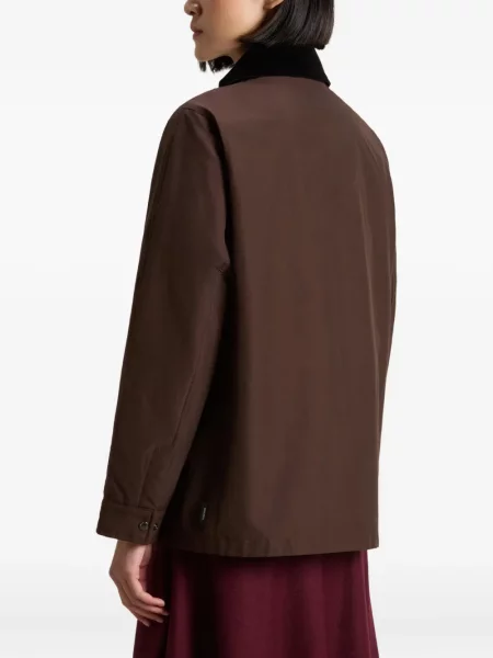 Geacă Woolrich de catifea maro