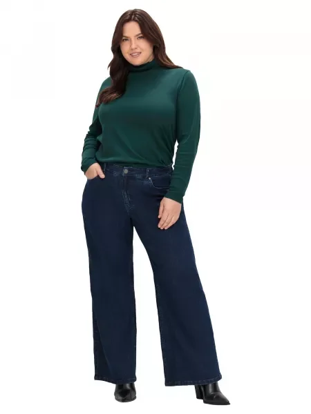 SHEEGO Jeans închis albastru