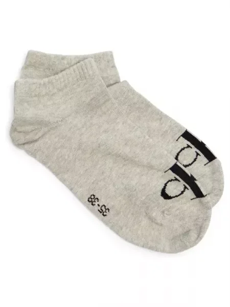 Calvin Klein 2 db-os zokni/titokzokni szett szürke