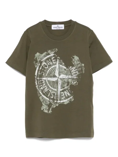 Koszulka dziecięca Stone Island zielona