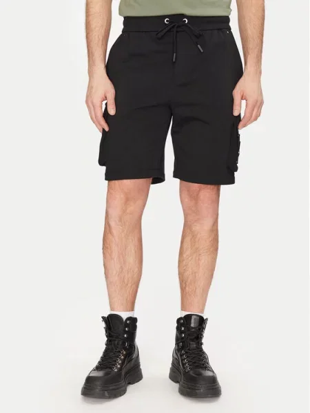 Moose Knuckles Pantaloni scurți sport Hartsfield negru