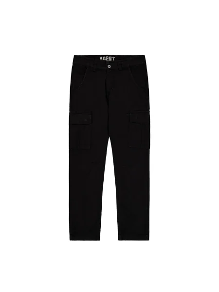 ALPHA INDUSTRIES Pantaloni cu Agent' negru