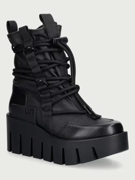 United Nude botine cu platformă pentru femei Grip Desert Lo negru