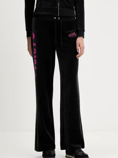 Juicy Couture pantaloni de trening Angel cu imprimeu negru