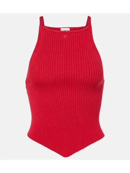 Top Courreges roșu