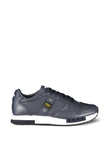 Sneakerși Blauer din piele albastru