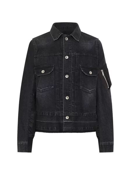 Geacă de blugi Sacai negru
