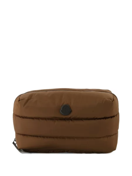 Pungă cosmetică Moncler maro